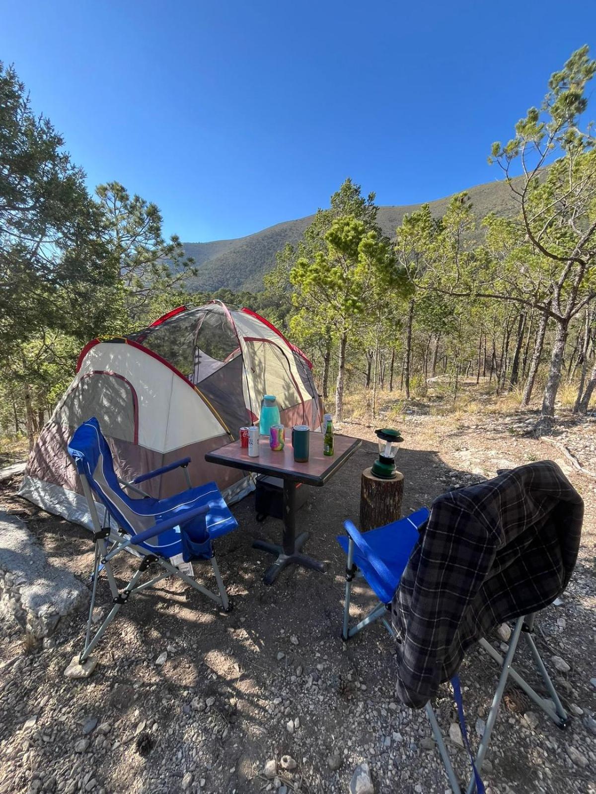 Camping En La Sierra De Arteaga Los Lirios Esterno foto