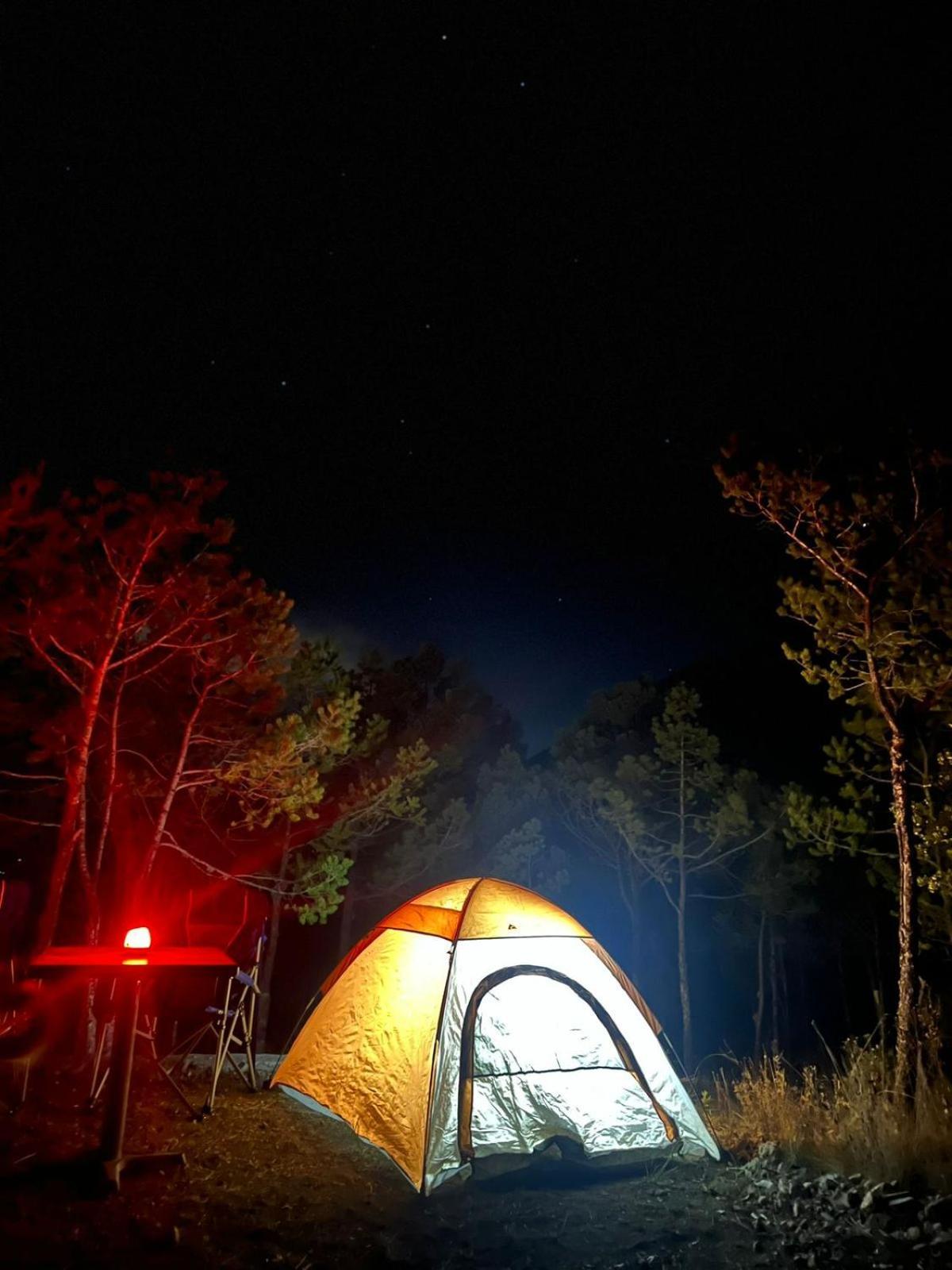 Camping En La Sierra De Arteaga Los Lirios Esterno foto