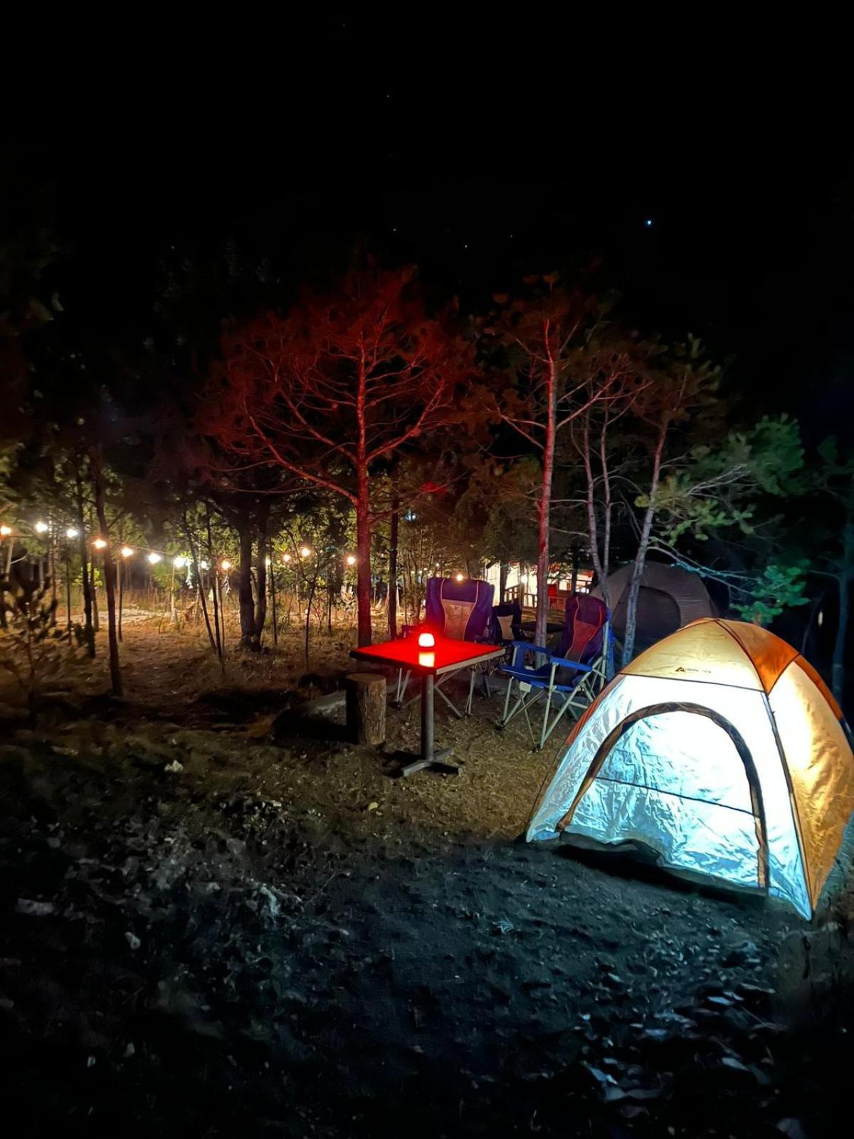 Camping En La Sierra De Arteaga Los Lirios Esterno foto