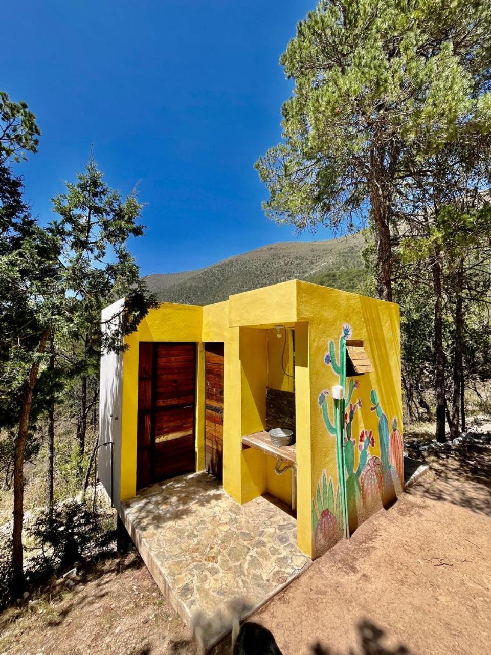 Camping En La Sierra De Arteaga Los Lirios Esterno foto