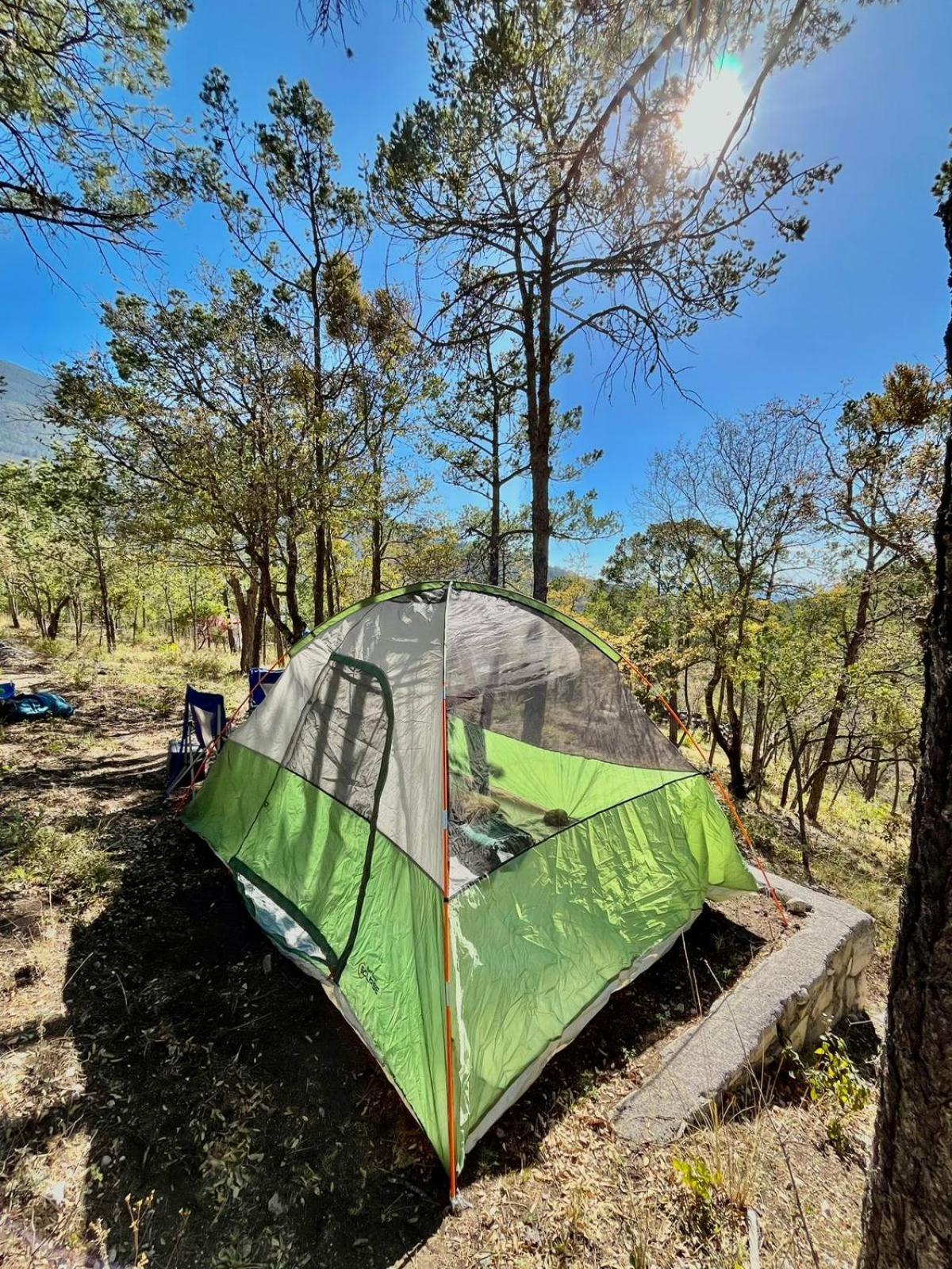 Camping En La Sierra De Arteaga Los Lirios Esterno foto