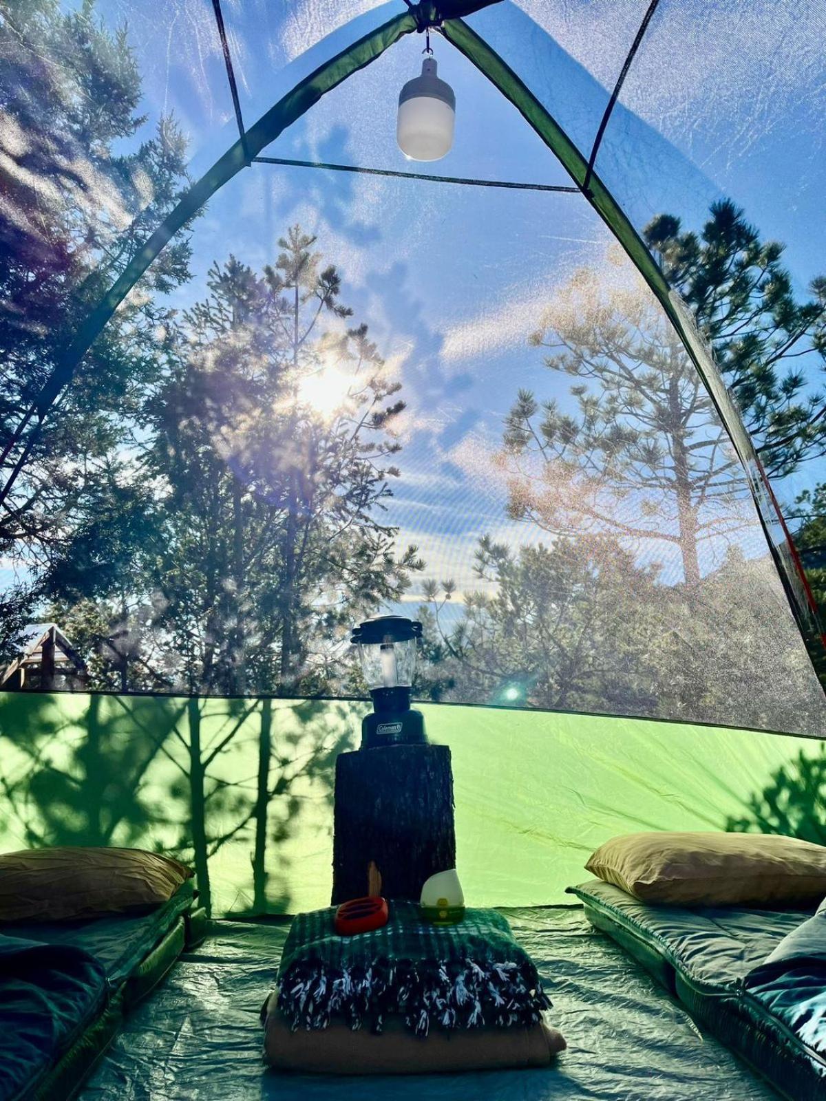 Camping En La Sierra De Arteaga Los Lirios Esterno foto