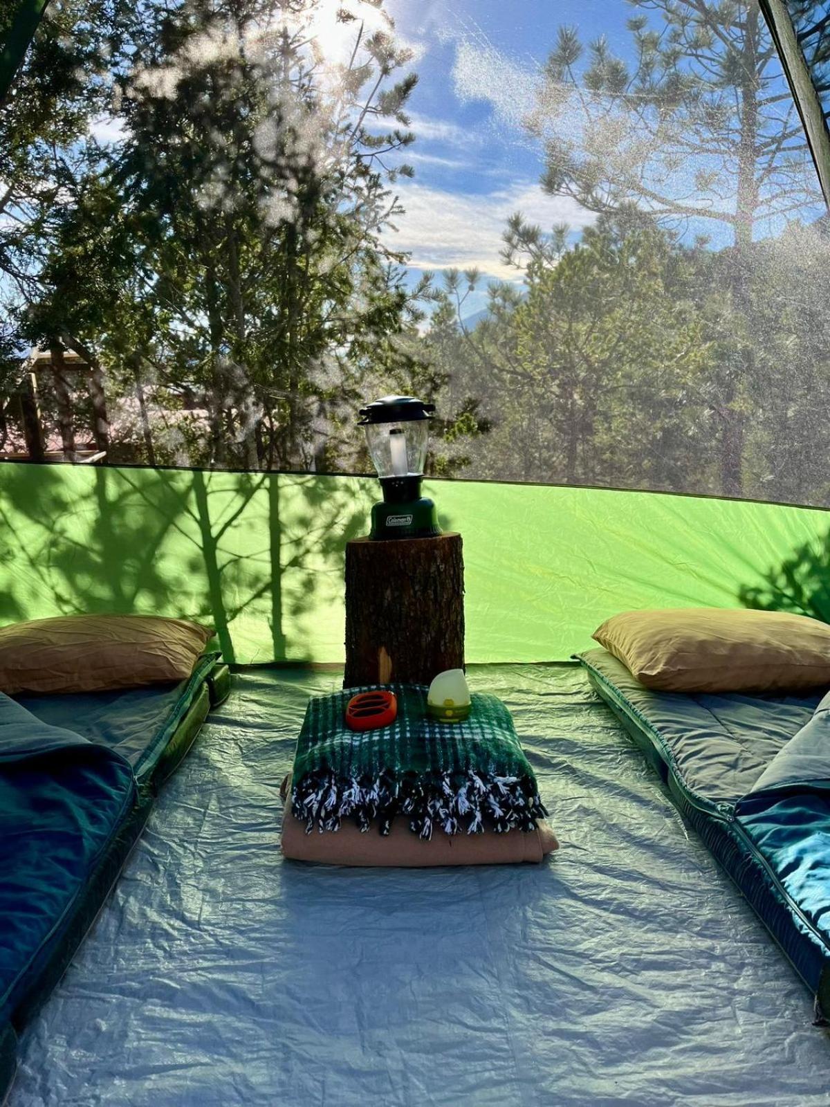 Camping En La Sierra De Arteaga Los Lirios Esterno foto