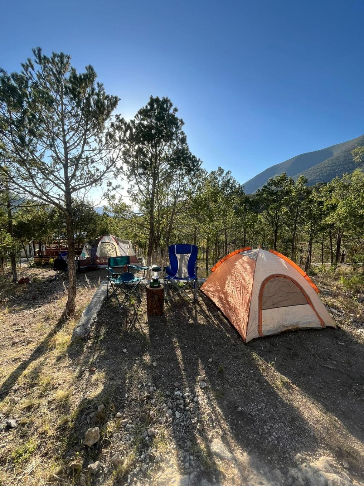 Camping En La Sierra De Arteaga Los Lirios Esterno foto