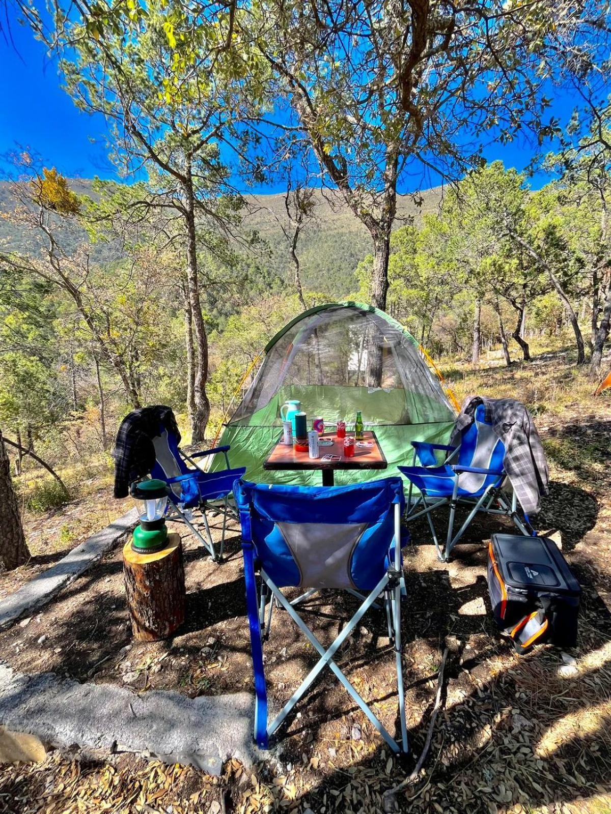 Camping En La Sierra De Arteaga Los Lirios Esterno foto
