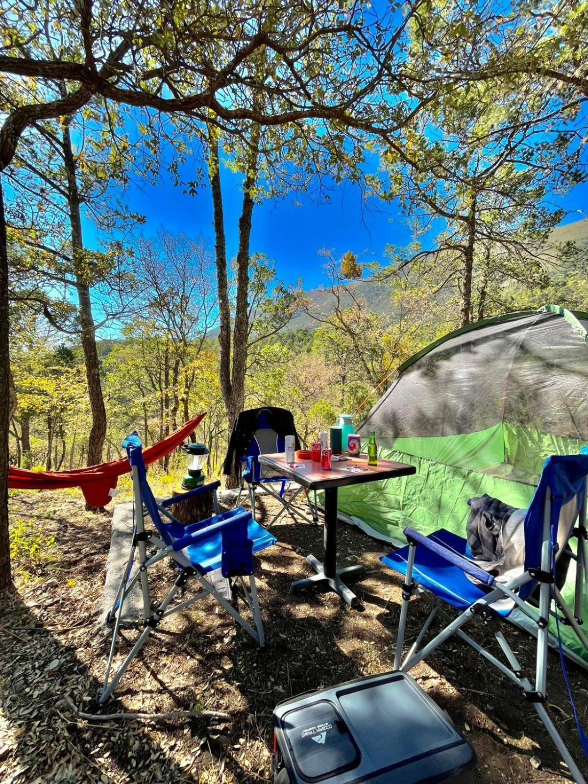 Camping En La Sierra De Arteaga Los Lirios Esterno foto
