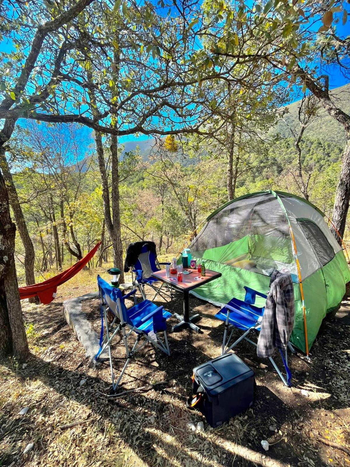 Camping En La Sierra De Arteaga Los Lirios Esterno foto
